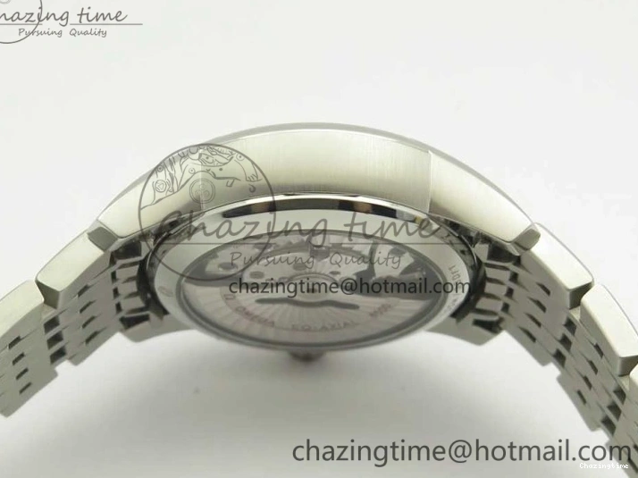 0315 De Ville Hour Vision 41mm SS VSF 1:1 Best Edition White Dial on SS Bracelet A8500 Super Clone Casual 7946